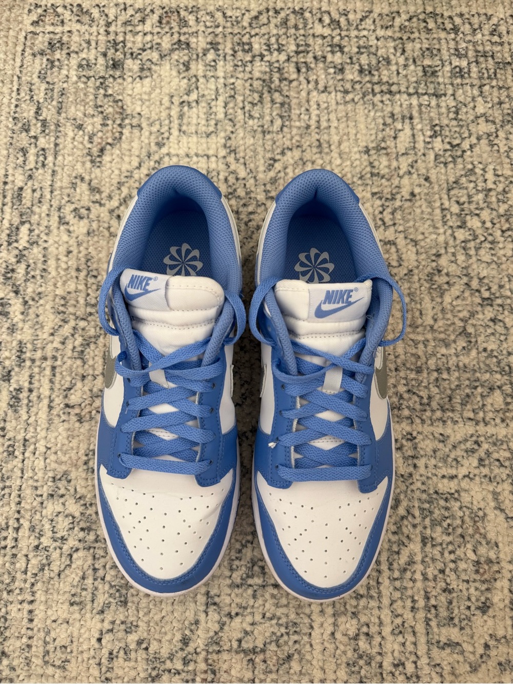 Nike • Women’s Dunk Low Royal Blue and White Low-Top Sneakers